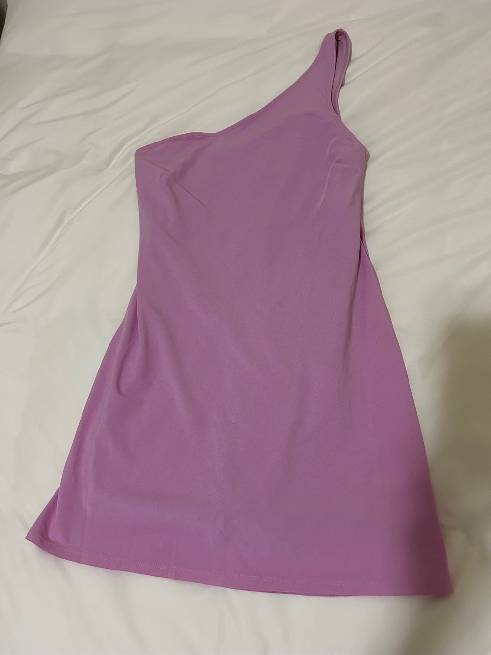One-Shoulder Lilac Athletic Dress